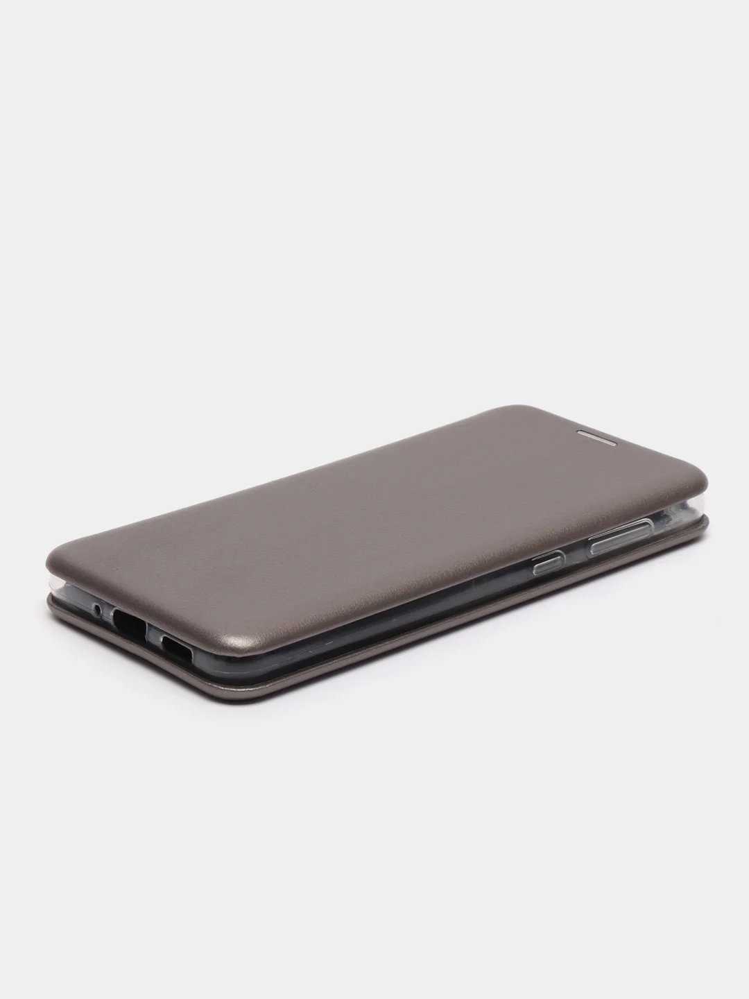 Серебряный чехол-книжка Samsung Galaxy A33 (Самсунг Галакси А33)
