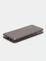 Серебряный чехол-книжка Samsung Galaxy A33  (Самсунг Галакси А33)