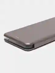 Серебряный чехол-книжка Samsung Galaxy A53, Самсунг Галакси А53 5G