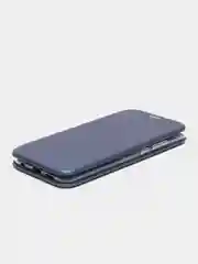 Синий чехол-книжка на Huawei P20 Lite 2018, Хуавей П20 Лайт 2018