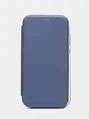 Синий чехол-книжка на Huawei P20 Lite 2018, Хуавей П20 Лайт 2018