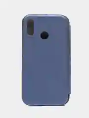 Синий чехол-книжка на Huawei P20 Lite 2018, Хуавей П20 Лайт 2018
