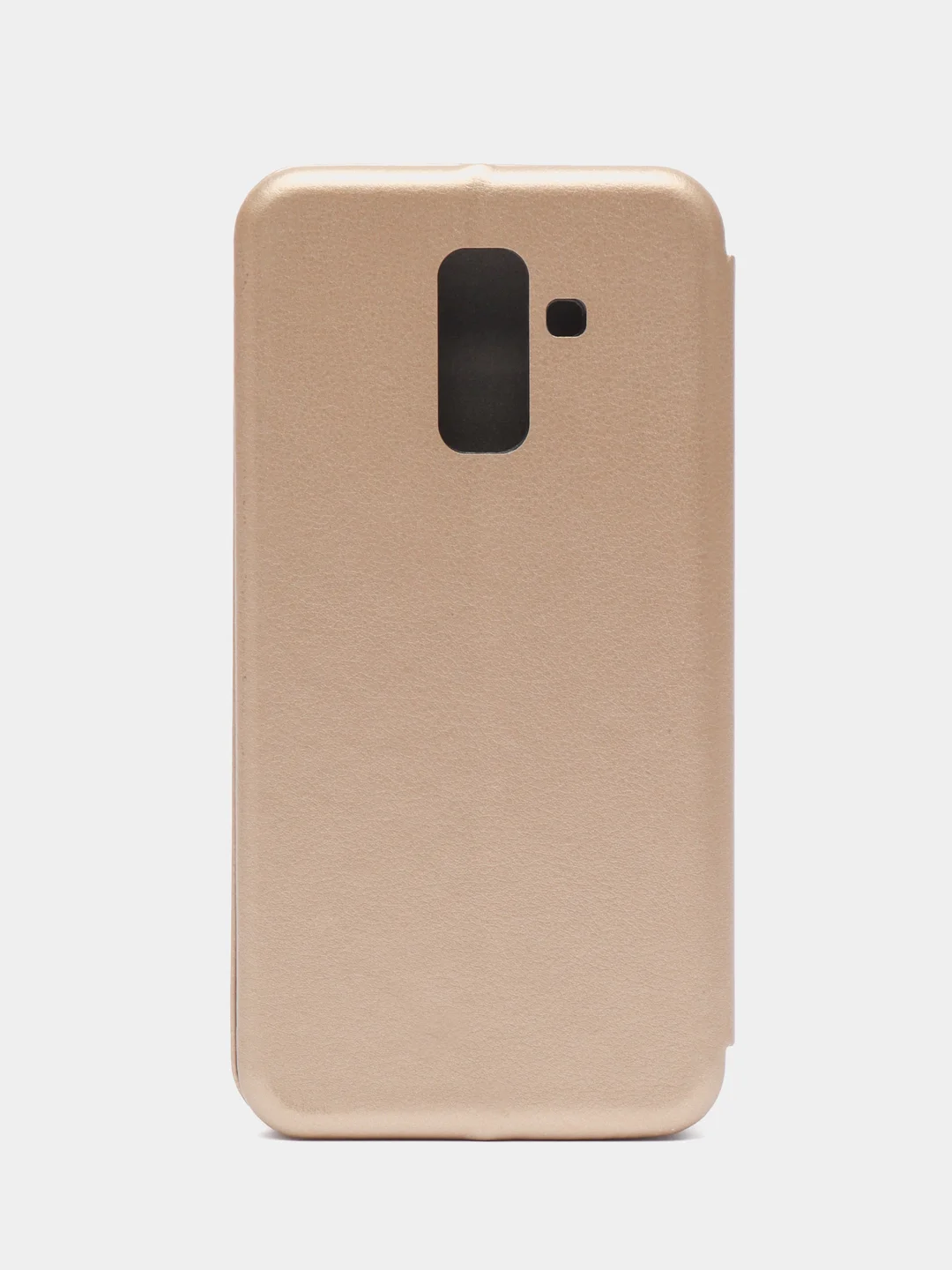 Золотой чехол книжка Samsung Galaxy A6 Plus 2018 / J8 2018, Самсунг Галакси А6 Плюс / Джи8 2018