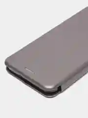 Серебряный чехол-книжка Huawei Honor 9A (Хуавей Хонор 9А)
