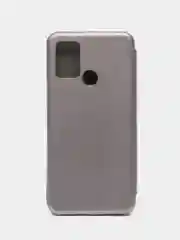 Серебряный чехол-книжка Huawei Honor 9A (Хуавей Хонор 9А)