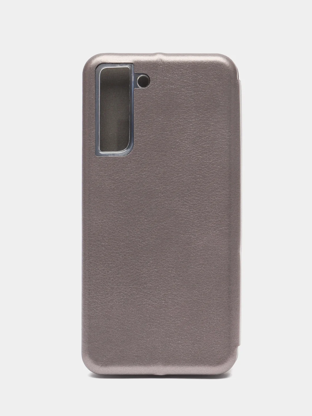 Серебряный чехол-книжка Samsung Galaxy S21 FE, Самсунг Галакси С21 ФЕ
