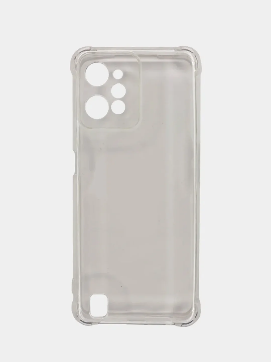 Прозрачный чехол Realme C31 (Реалми С31), прозрачный, силиконовый, противоударный