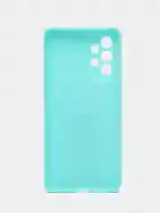 Бирюзовый чехол Samsung Galaxy A73, Самсунг Галакси А73 5G, силиконовый, цветной, матовый