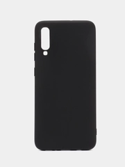 Чехол Samsung Galaxy A70, Самсунг Галакси А70 черный силиконовый