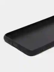 Черный чехол BROSCORP для Xiaomi Redmi 10C матовый силиконовый тонкий, бортик вокруг камер