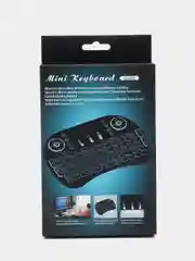 Черный клавиатура мини i8 Mini Keyboard, с подсветкой, беспроводная, с тачпадом для СмартТВ, ПК