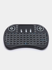 Клавиатура мини i8 Mini Keyboard, с подсветкой, беспроводная, с тачпадом для СмартТВ, ПК