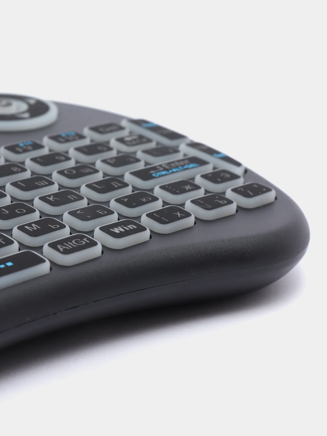 Черный клавиатура мини i8 Mini Keyboard, с подсветкой, беспроводная, с тачпадом для СмартТВ, ПК