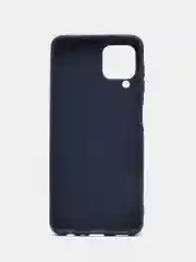 Темно-синий чехол Samsung Galaxy A12, M12 (Самсунг Галакси А12, М12), силиконовый, цветной, матовый
