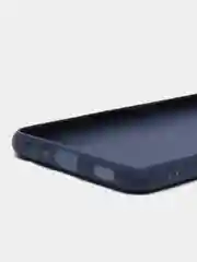 Темно-синий чехол Samsung Galaxy A12, M12 (Самсунг Галакси А12, М12), силиконовый, цветной, матовый
