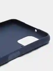 Темно-синий чехол Samsung Galaxy A12, M12 (Самсунг Галакси А12, М12), силиконовый, цветной, матовый
