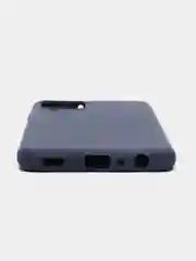 Темно-синий чехол Samsung Galaxy A12, M12 (Самсунг Галакси А12, М12), силиконовый, цветной, матовый