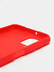 Красный чехол Samsung Galaxy A12, M12 (Самсунг Галакси А12, М12), силиконовый, цветной, матовый