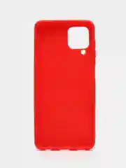 Красный чехол Samsung Galaxy A12, M12 (Самсунг Галакси А12, М12), силиконовый, цветной, матовый