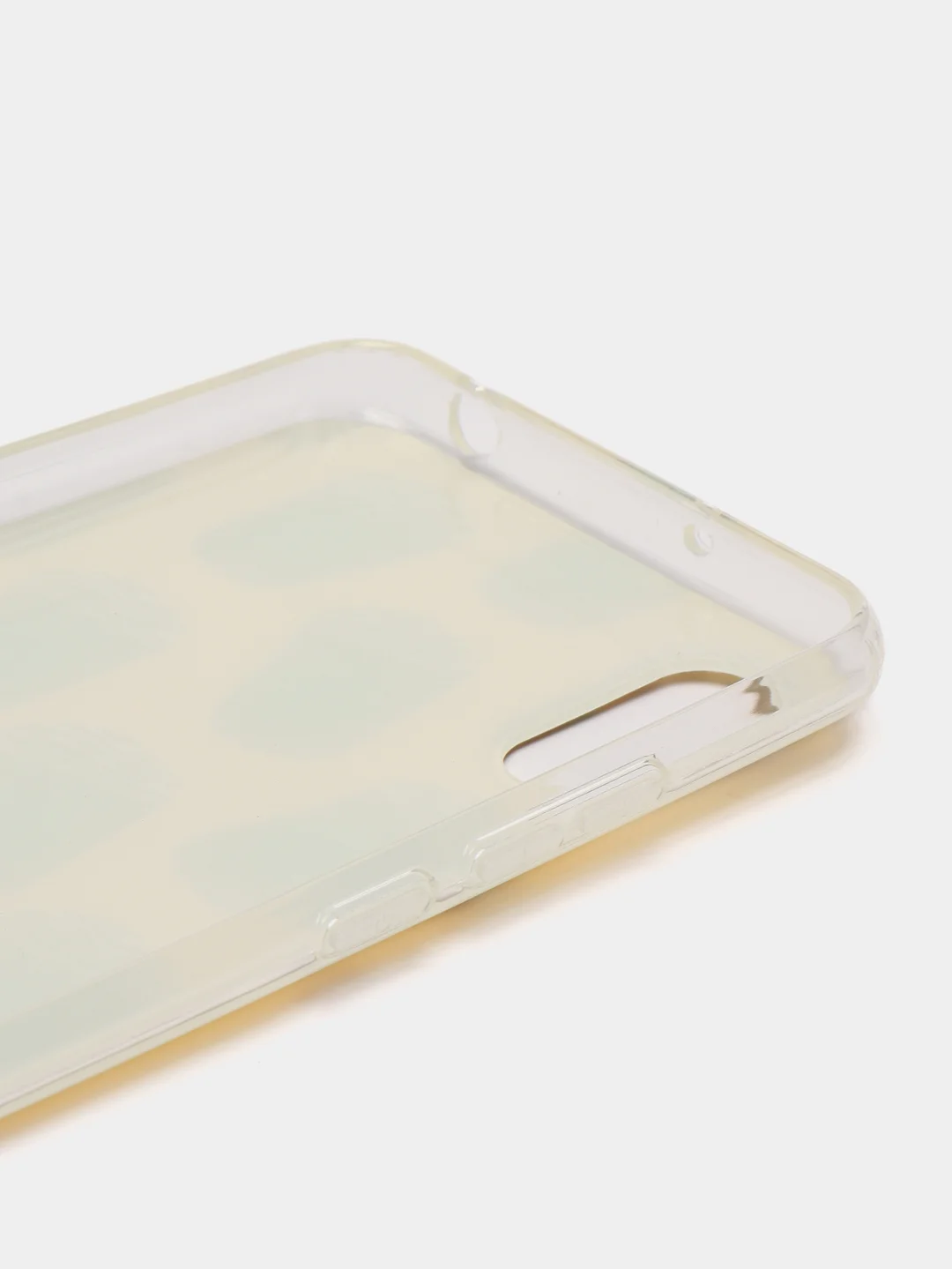 Светло-жёлтый чехол Xiaomi Redmi 9A, Сяоми Редми 9А с рисунком "Игра в кальмара"