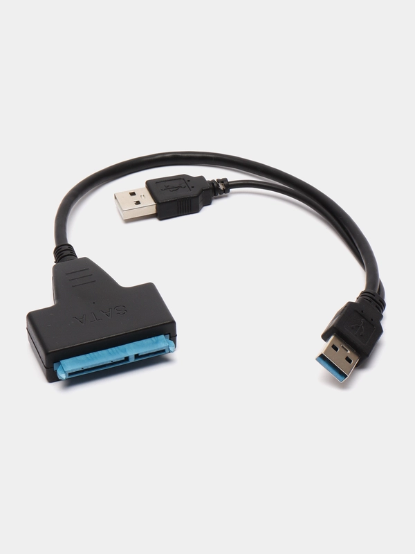 Кабель-переходник Sata-USB, для подключения жестких дисков 2.5 и SSD к ноутбуку