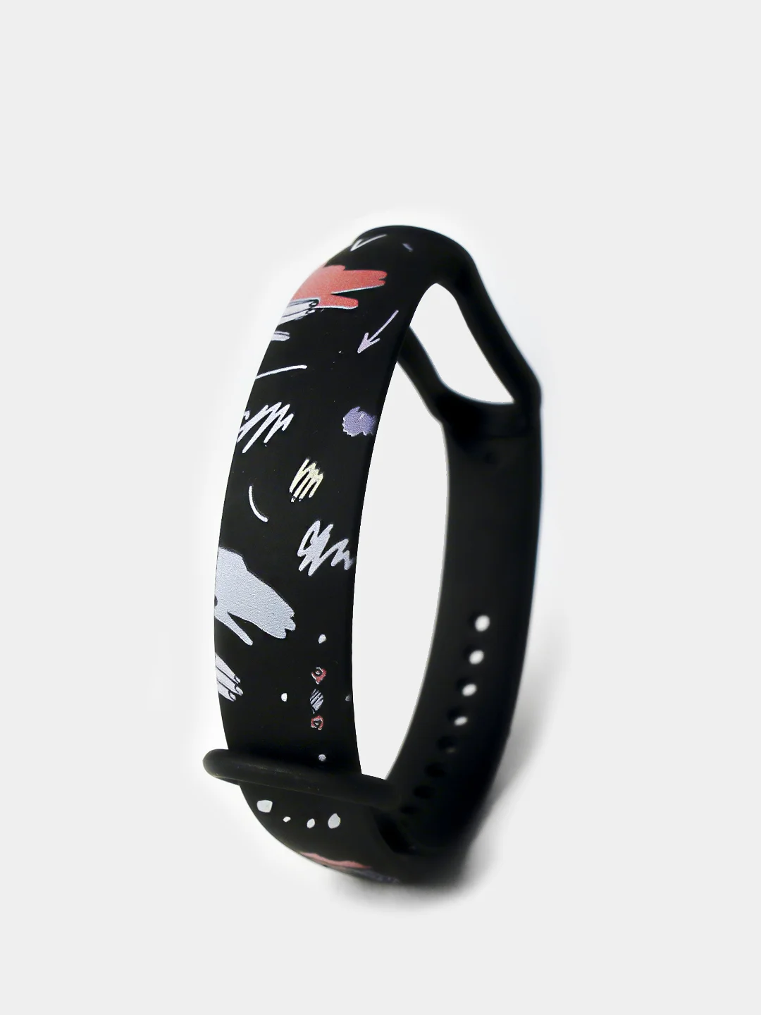 Бирюзовый ремешки с рисунком для Xiaomi Mi Band 3 и 4