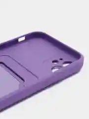 Лавандовый чехол для Apple  iPhone 13 PRO, с защитой камеры и держателем для карт