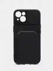 Синий чехол для Apple  iPhone 13 PRO, с защитой камеры и держателем для карт