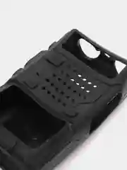 Черный чехол силиконовый для рации Baofeng UV-5R (Бауфенг)