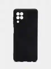 Черный силиконовый чехол Samsung Galaxy A22 4G, M32, M22 (Самсунг Галакси А22, М32, М22) прозрачный