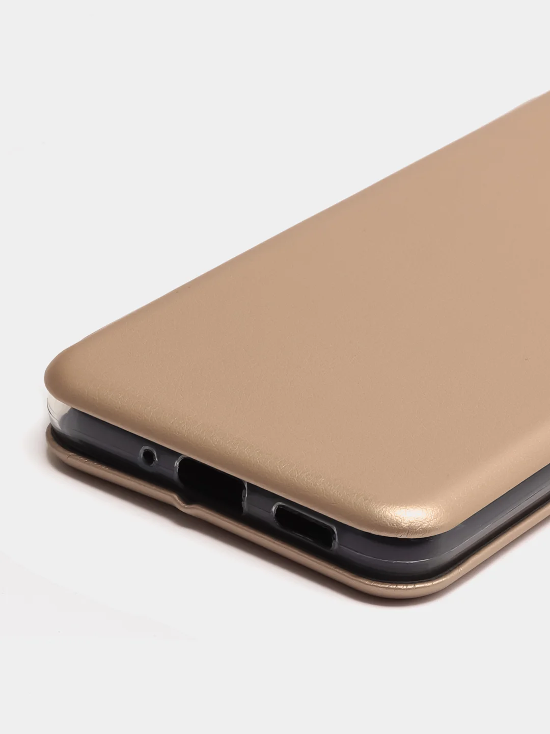Золотой чехол книжка для Samsung Galaxy A33 на магните с функцией подставки