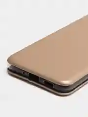 Золотой чехол книжка для Samsung Galaxy A33 на магните с функцией подставки
