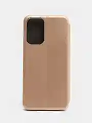 Золотой чехол-книжка для Samsung Galaxy A23, на магните, с функцией подставки