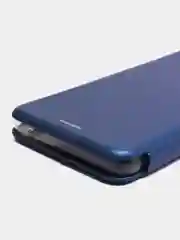 Синий чехол книжка для Samsung Galaxy A33 на магните с функцией подставки