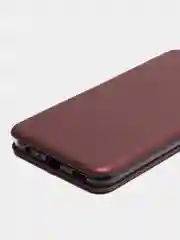 Багровый чехол-книжка для Samsung Galaxy A23, на магните, с функцией подставки
