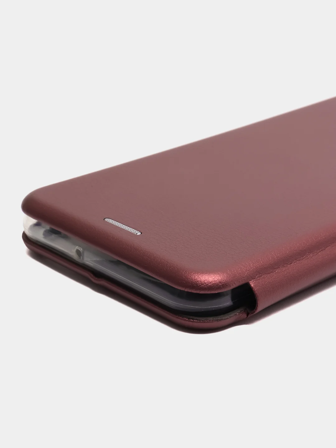 Багровый чехол-книжка для Samsung Galaxy A23, на магните, с функцией подставки