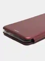Багровый чехол-книжка для Samsung Galaxy A23, на магните, с функцией подставки