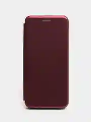 Багровый чехол-книжка для Samsung Galaxy A53, на магните, с функцией подставки