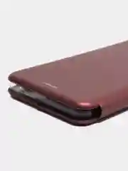 Багровый чехол-книжка для Samsung Galaxy A53, на магните, с функцией подставки