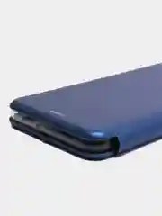 Синий чехол-книжка для Samsung Galaxy A23, на магните, с функцией подставки
