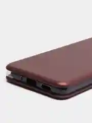 Багровый чехол книжка для Samsung Galaxy A33 на магните с функцией подставки