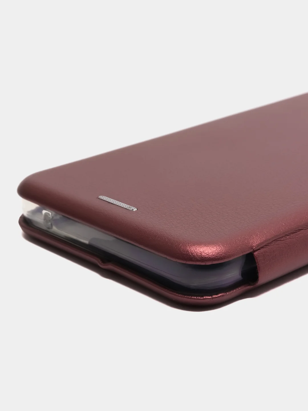 Багровый чехол книжка для Samsung Galaxy A33 на магните с функцией подставки