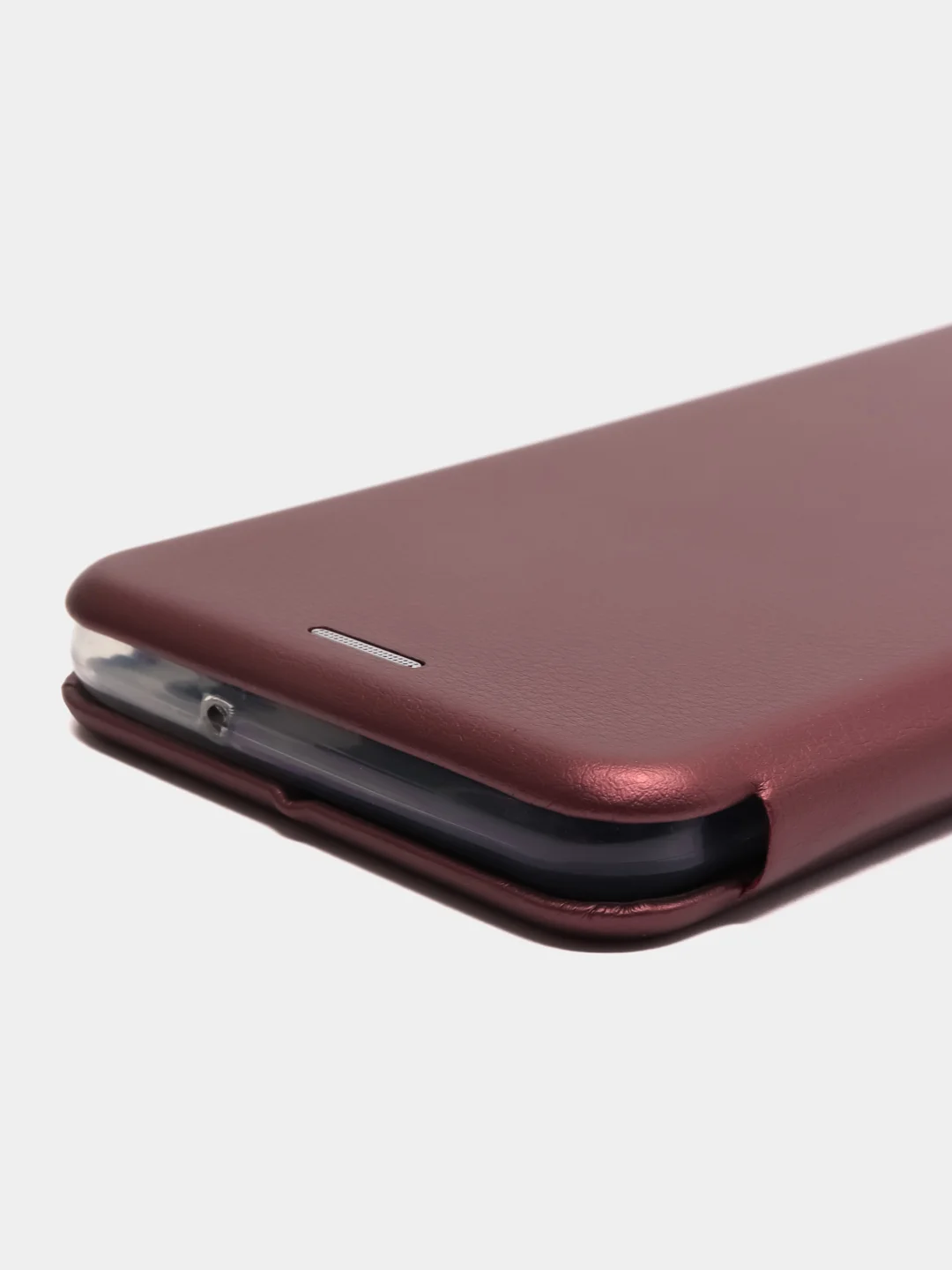 Бордовый чехол-книжка для Samsung Galaxy A13 на магните, с функцией подставки