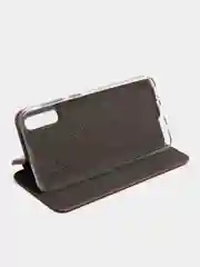 Багровый чехол книжка Samsung Galaxy A50, A30S, A50S (Самсунг А50, А30С, А50С)