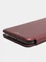 Багровый чехол книжка Samsung Galaxy A50, A30S, A50S (Самсунг А50, А30С, А50С)