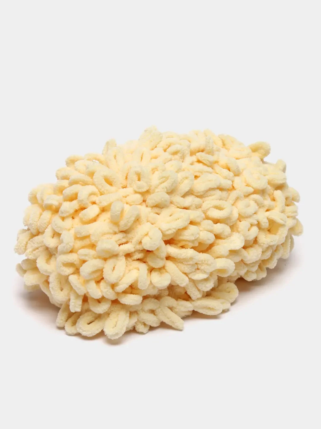 Бежевый пряжа Alize Puffy Fine, петельки маленькие, 100 г, 14 м