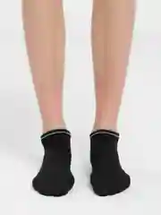 Черный носки антискользящие для йоги, пилатеса Non slip спортивные