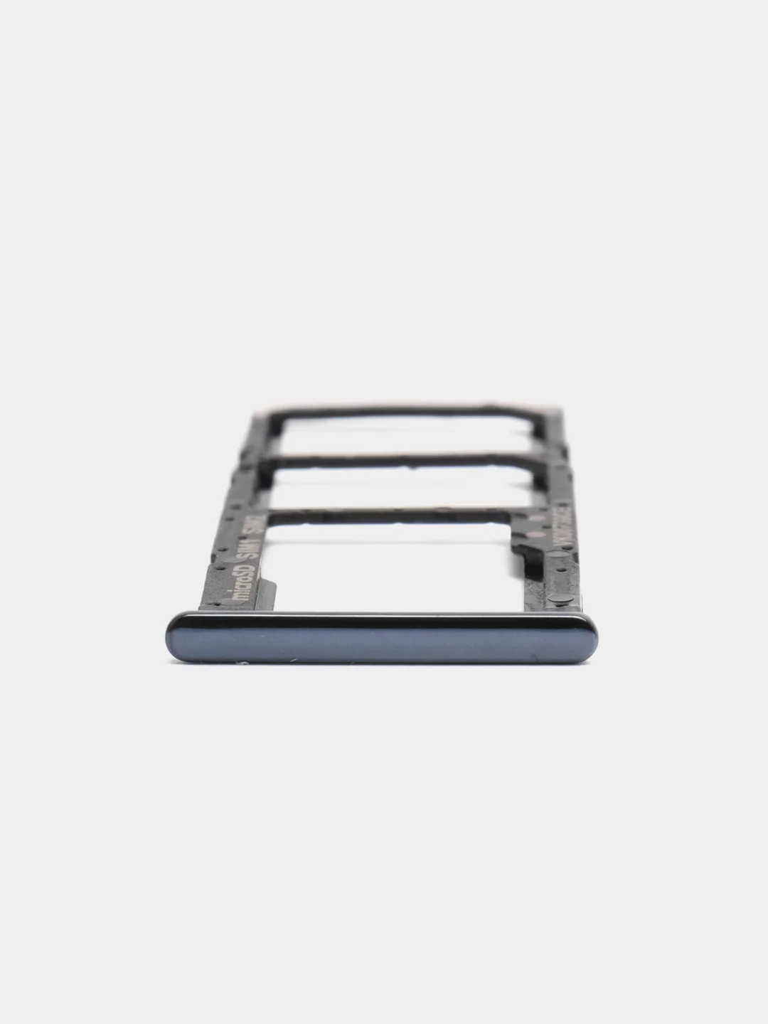 Черный контейнер SIM / Держатель сим карты / Сим лоток  для Samsung A51 / A71 / A515F / A715F