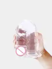 Прозрачный фаллоимитатор на присоске, 3 цвета, 4 размера