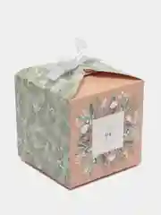 Мятный новогодняя коробка квадратная